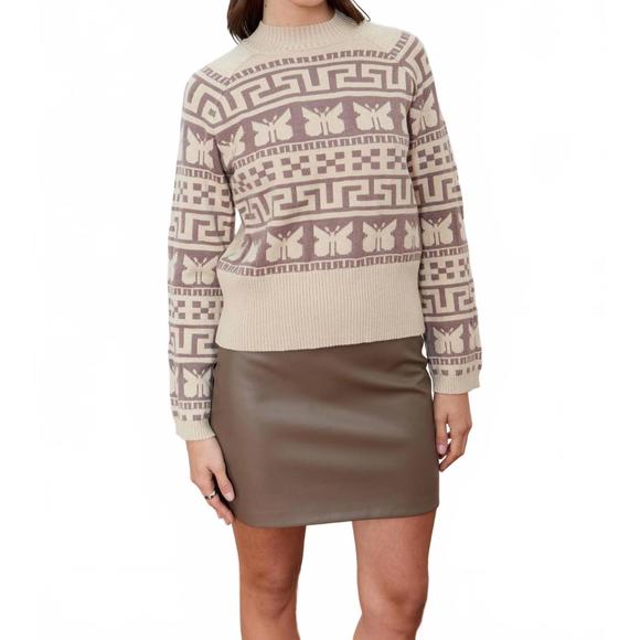 NEW DELUC calluna sweater in beige/taupe - Picture 1 of 4